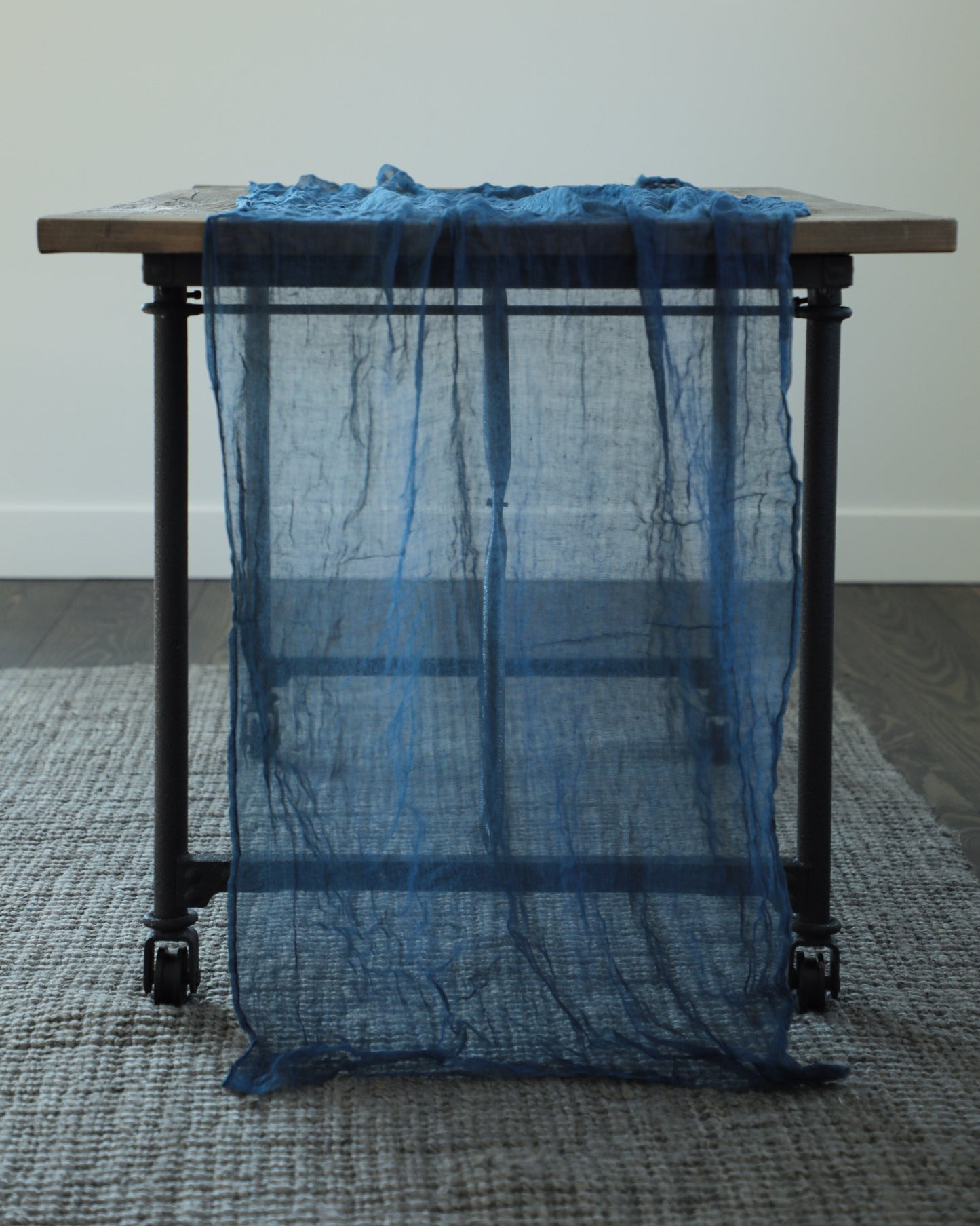 Indigo {Open-Weave} Textile