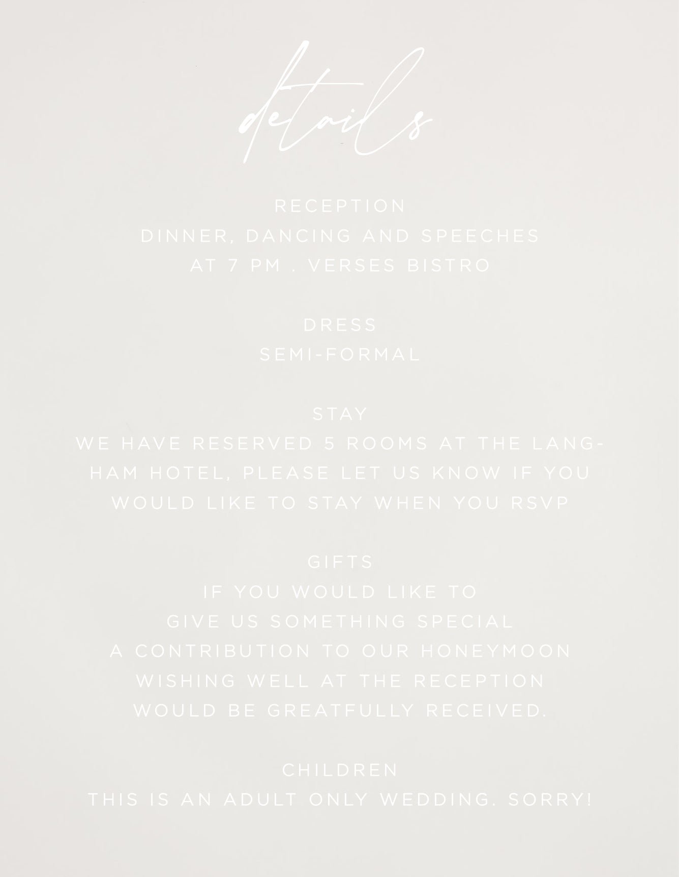 Luminous Information Card by Shab M.