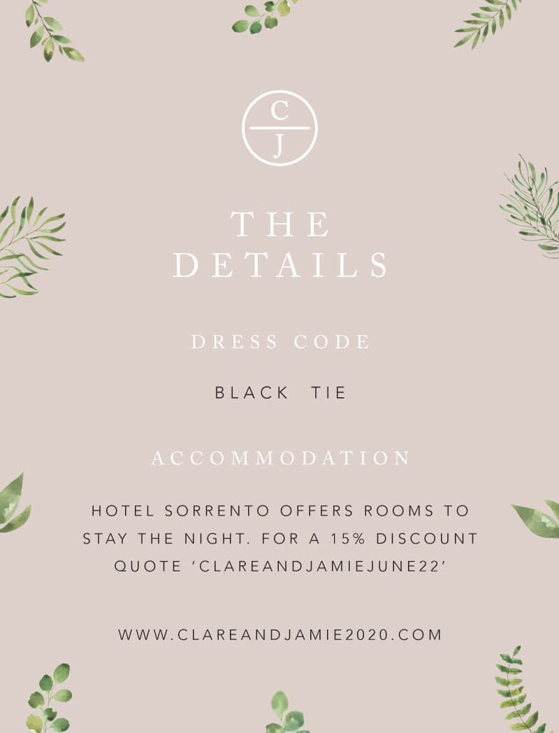 Botanical Fun Information Card by Joy