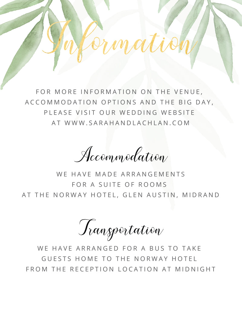 Forest Walk Information Card by Amber B.