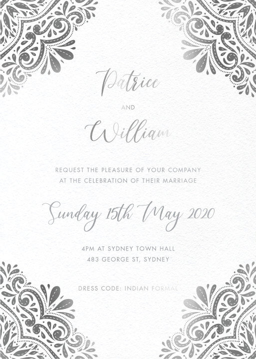 India Wedding Invitations by Inggrid H.