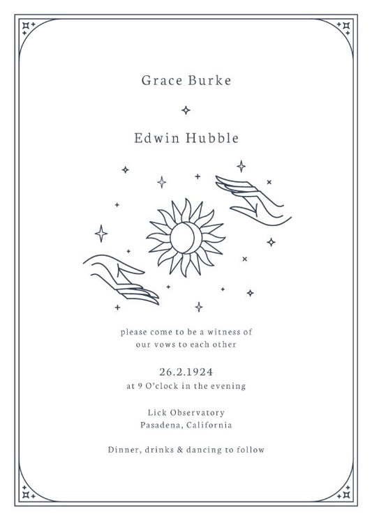 Ad Astra Wedding Invitations by Alexander K.