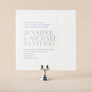 Engraved Irving Wedding Invitation Suite