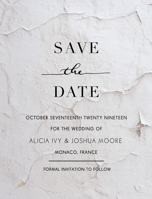 Ivy Save The Date Cards by Shab M.