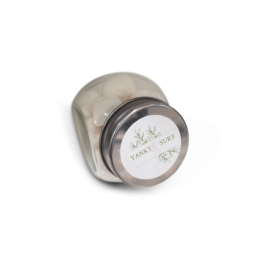 Personalized Mini Candy Jar With Leaf Design (Contents Not Included)