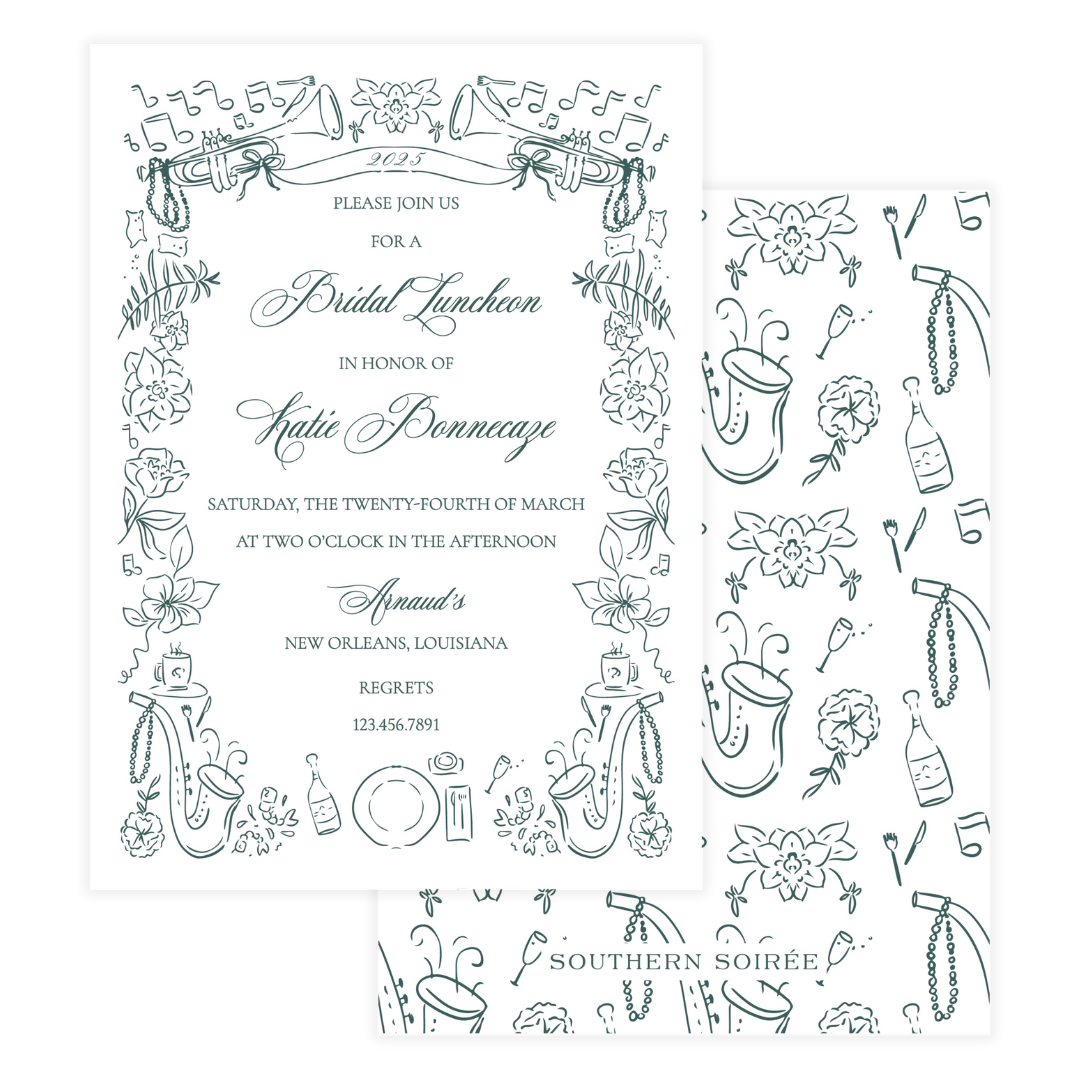 Jazz Brunch Invitation