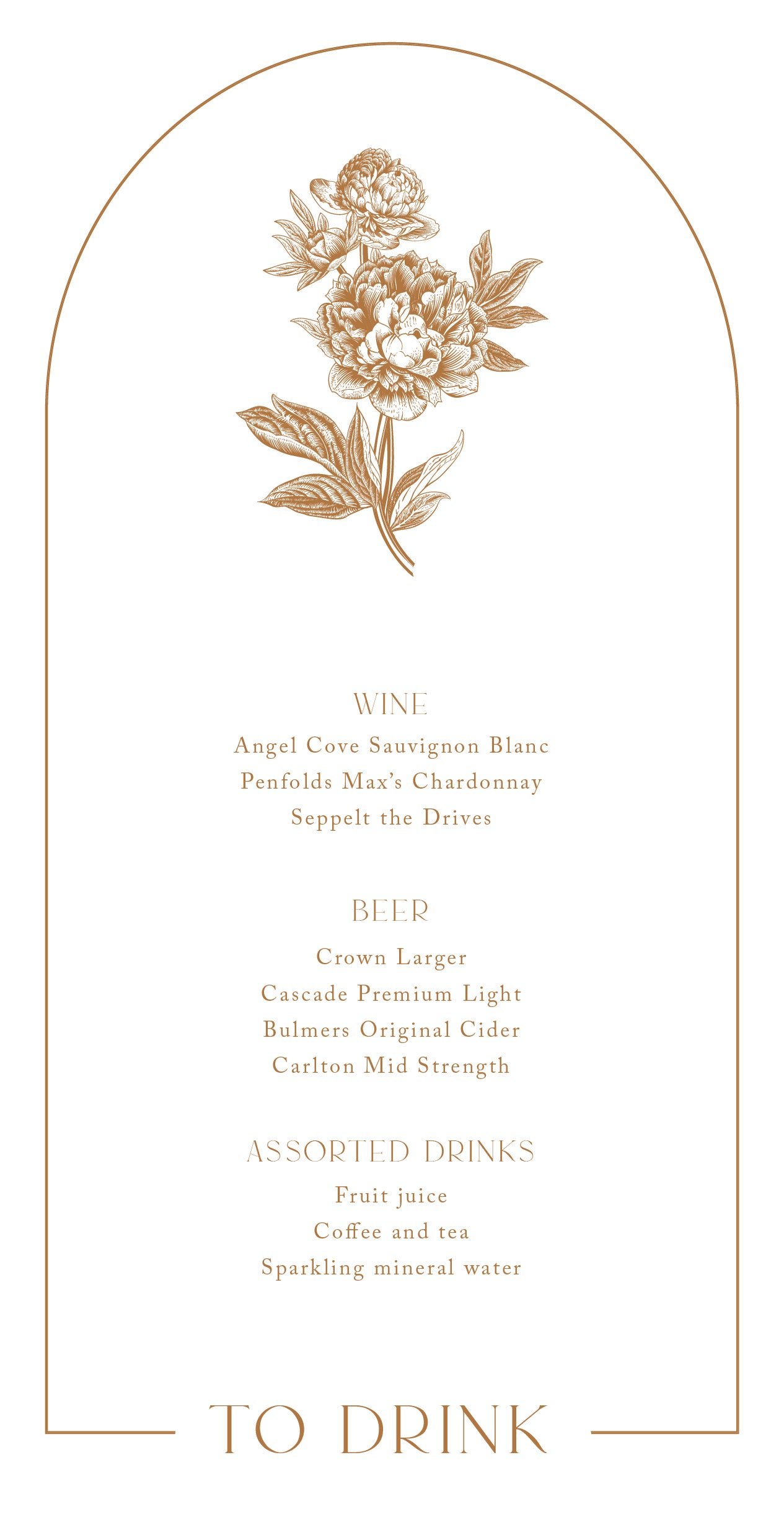 Jin MudanMenu Cards by Joy