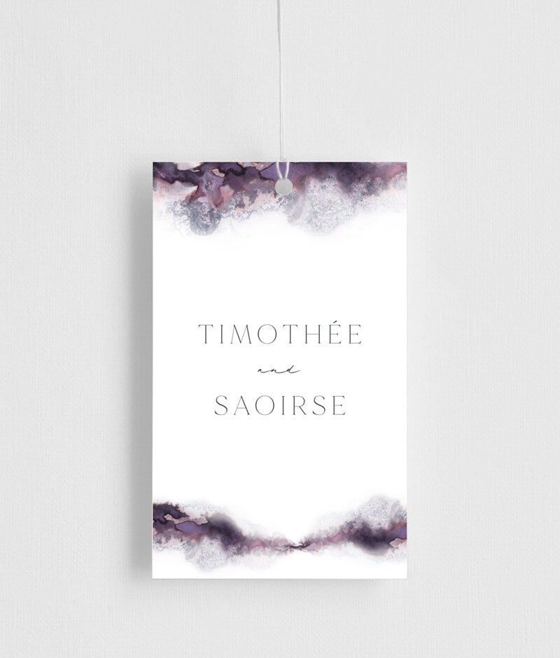 Lavender Blush Favor Tag by Joy