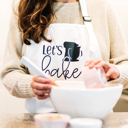 Let's Bake Custom Apron Baking Aprons for Women, Gift for Baker