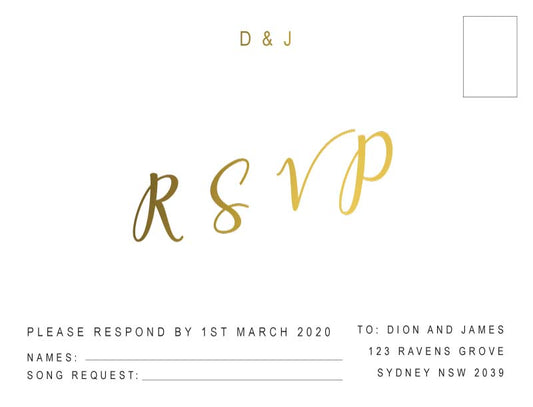 Celebrate RSVP Cards by Stella M.