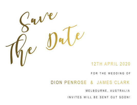 Celebrate Save The Date Cards by Stella M.