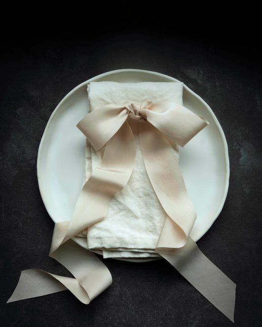 Light Blush Silk Ribbon