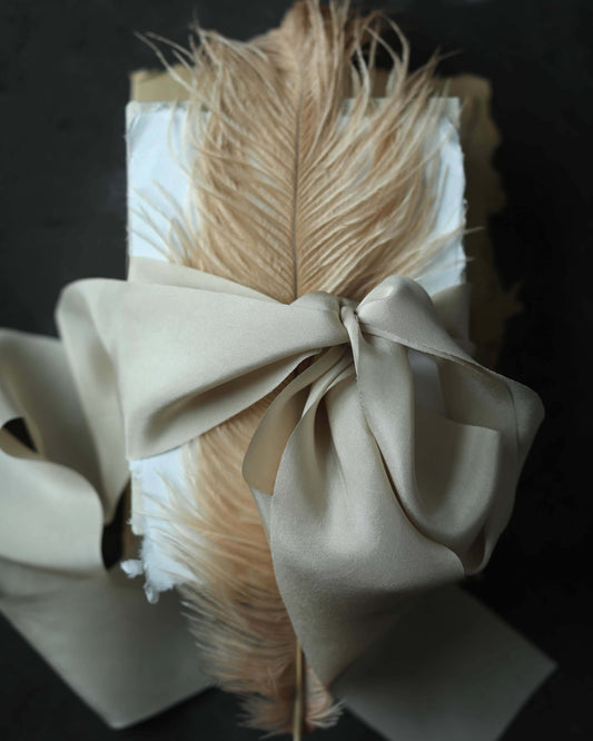 Light Champagne Silk Ribbon {Seconds}