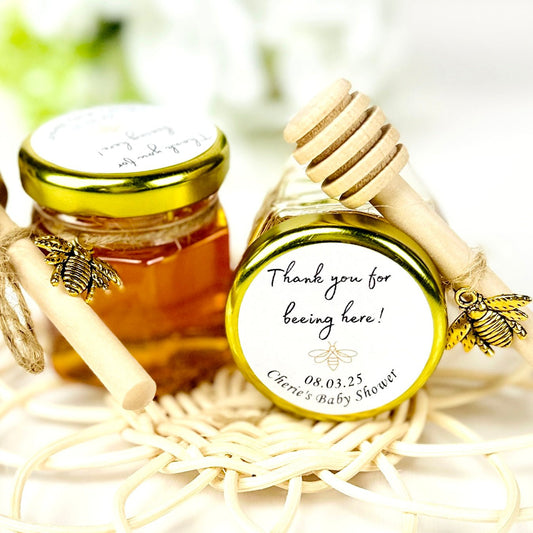 Little Honey Bee Honey Jar Favor