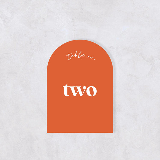 Reception Table Numbers - 10% OFF UPON SIGN UP