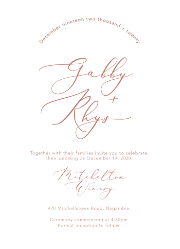 Lovers Wedding Invitations by Breanna F.