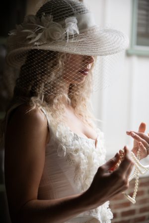 A Thing Of Beauty Crinoline Wedding Hat No. 2467