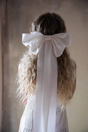 Sweet Nothings Ribbon Wedding Hair Bow No. 2477