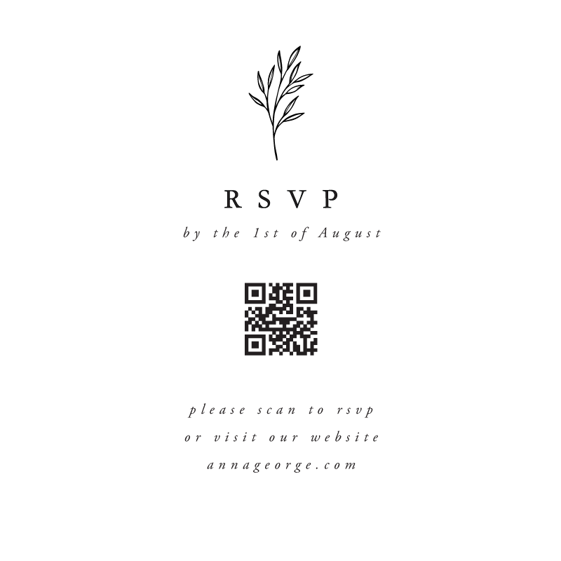 Luna RSVP Cards by Shab M.