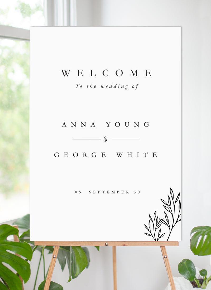 Luna Wedding Sign by Shab M.