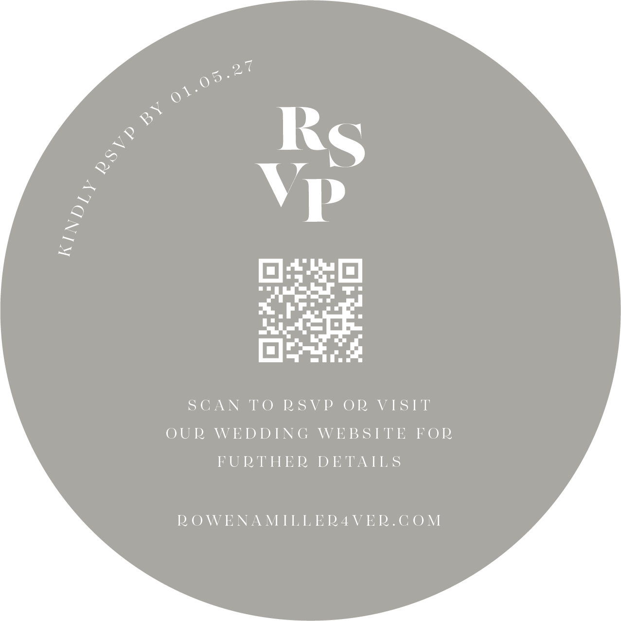 Lust In Words RSVP Cards by Yunita Y.