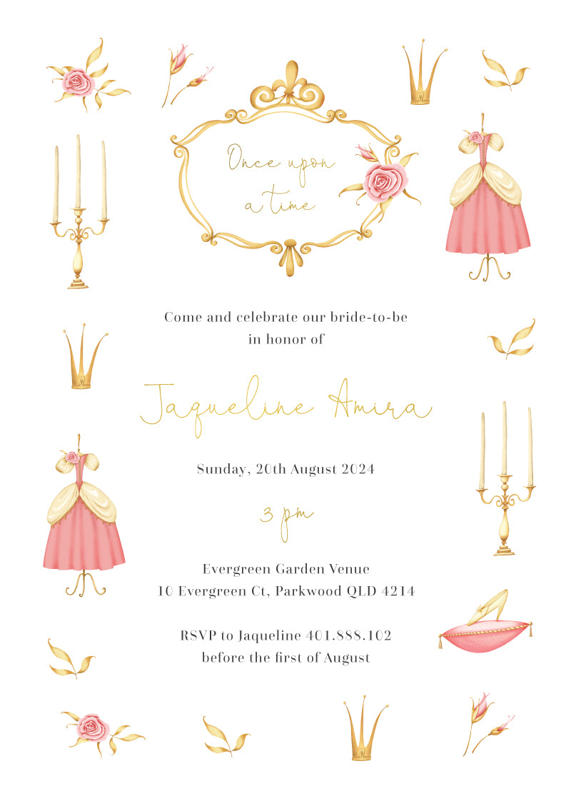 MaharaniBridal Shower Invitation by Inggrid H.