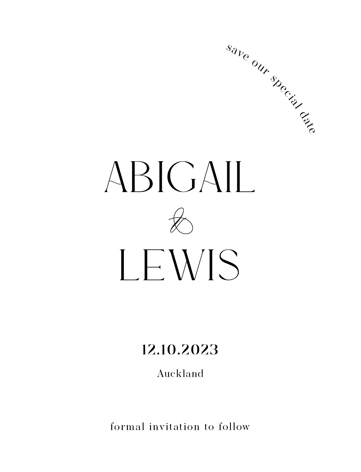 Marion Save The Date Cards by Inggrid H.