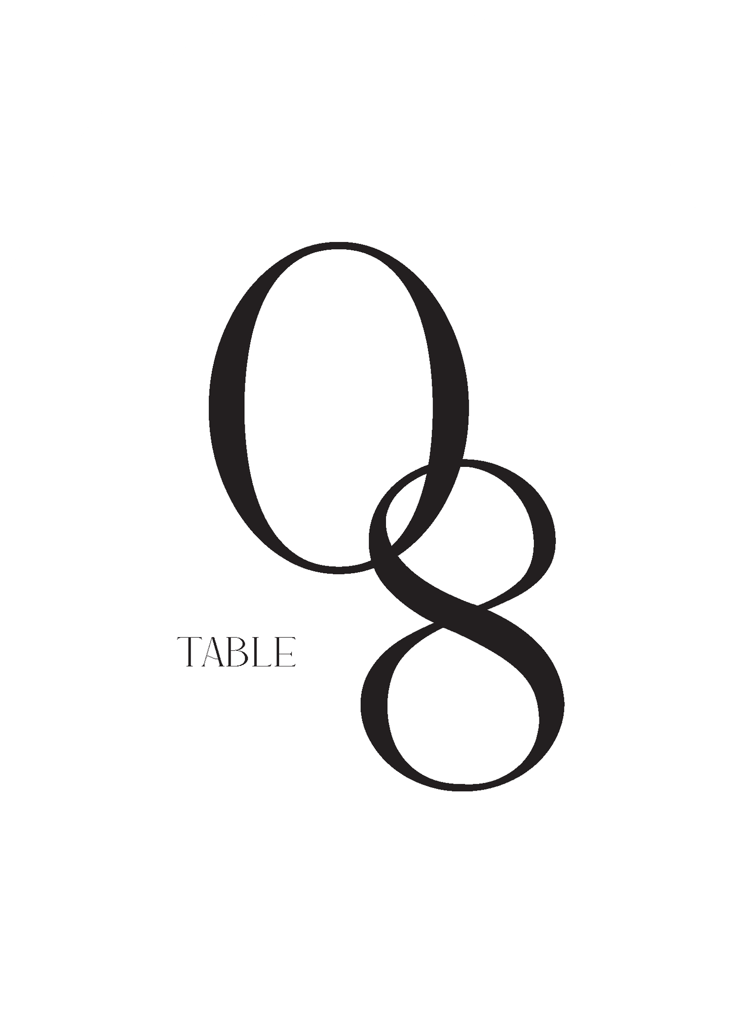 MarionTable Number by Inggrid H.
