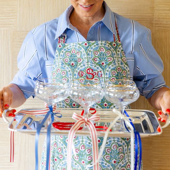 Mark & Graham X Pencil & Paper Co. Block Print Apron