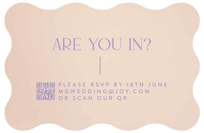 Martha RSVP Cards by Shab M.