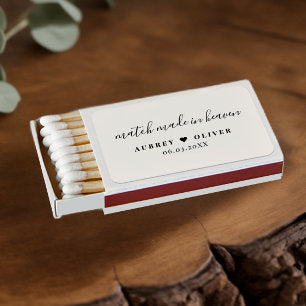 Match Made in Heaven Modern Chic Wedding Favor
