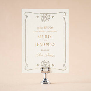 Matilde Save the Date Wedding Invitation Suite