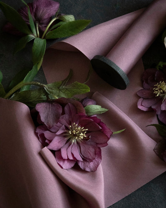Mauve Silk Ribbon