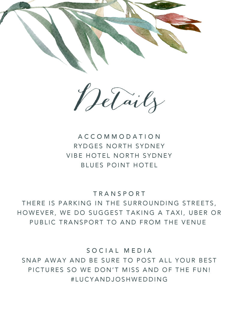 Melaleuca Information Card by Amber B.