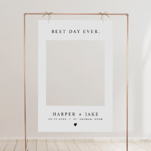 MIA Modern Minimalist Wedding Photo Frame Prop Foam Board