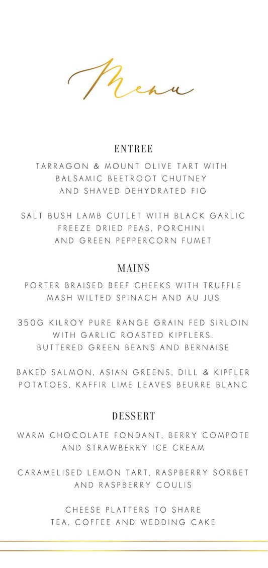 MilieuMenu Cards by Jamie L.