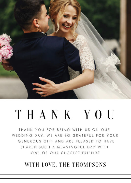 Milieu Thank You Card by Jamie L.