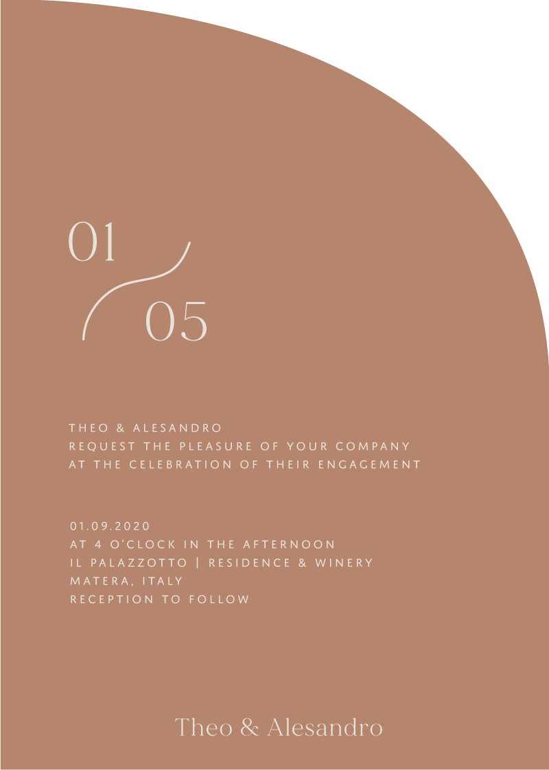 Milos Engagement Invitations by Haley J.