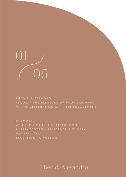 Milos Engagement Invitations by Haley J.