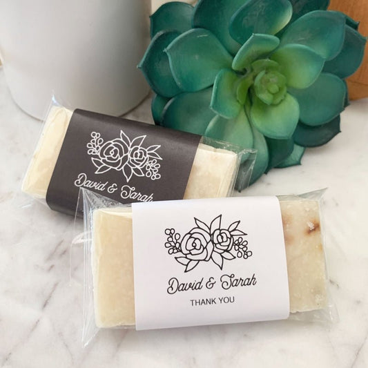 Mini Soap Favors - Floral (Set of 5)