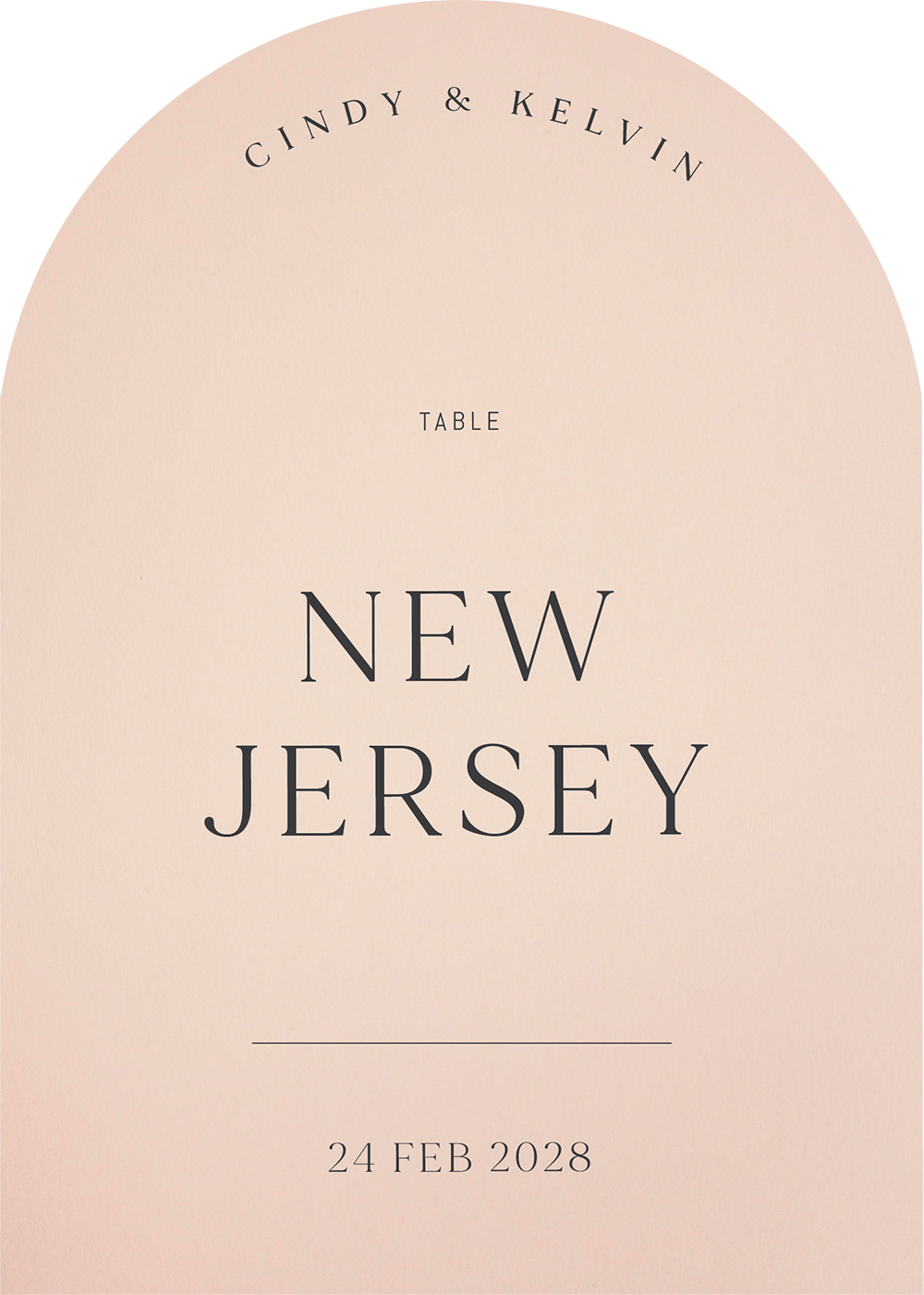 MinimalismeTable Number by Yunita Y.