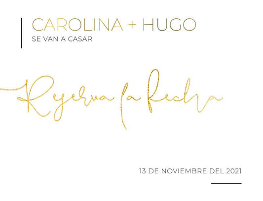 Minimalist Black And White Save The Date Cards by Jesse I.
