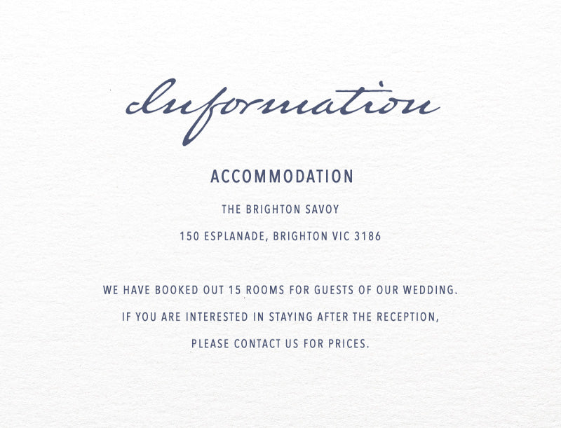 Mira Information Card by Shab M.