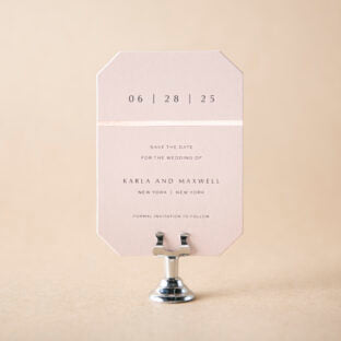 Modernity save the date Wedding Invitation Suite