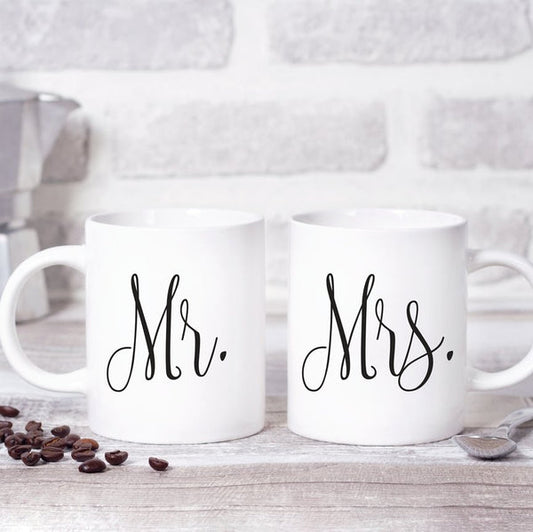 Mr & Mrs Coffee Mug Set