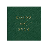 First Names Personalized Wedding Premium Uncoined Napkins