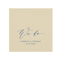 We Do Wedding Premium Uncoined Napkins