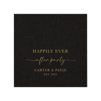Happily Ever After Party Wedding Reception Premium Uncoined Napkins
