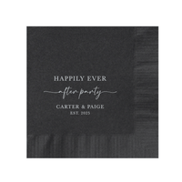 Happily Ever After Party Wedding Reception Napkins