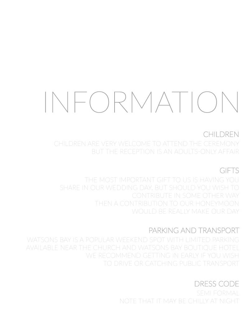 Narrow Information Card by Jamie L.